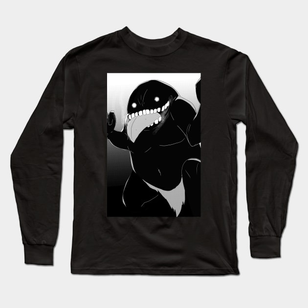 Ogre Of Gluttony Long Sleeve T-Shirt by Grumpysheep